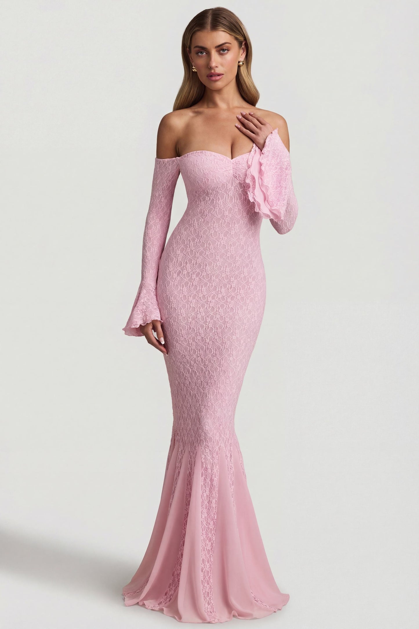 Birdie Off-Shoulder Ruffled Mini Dress