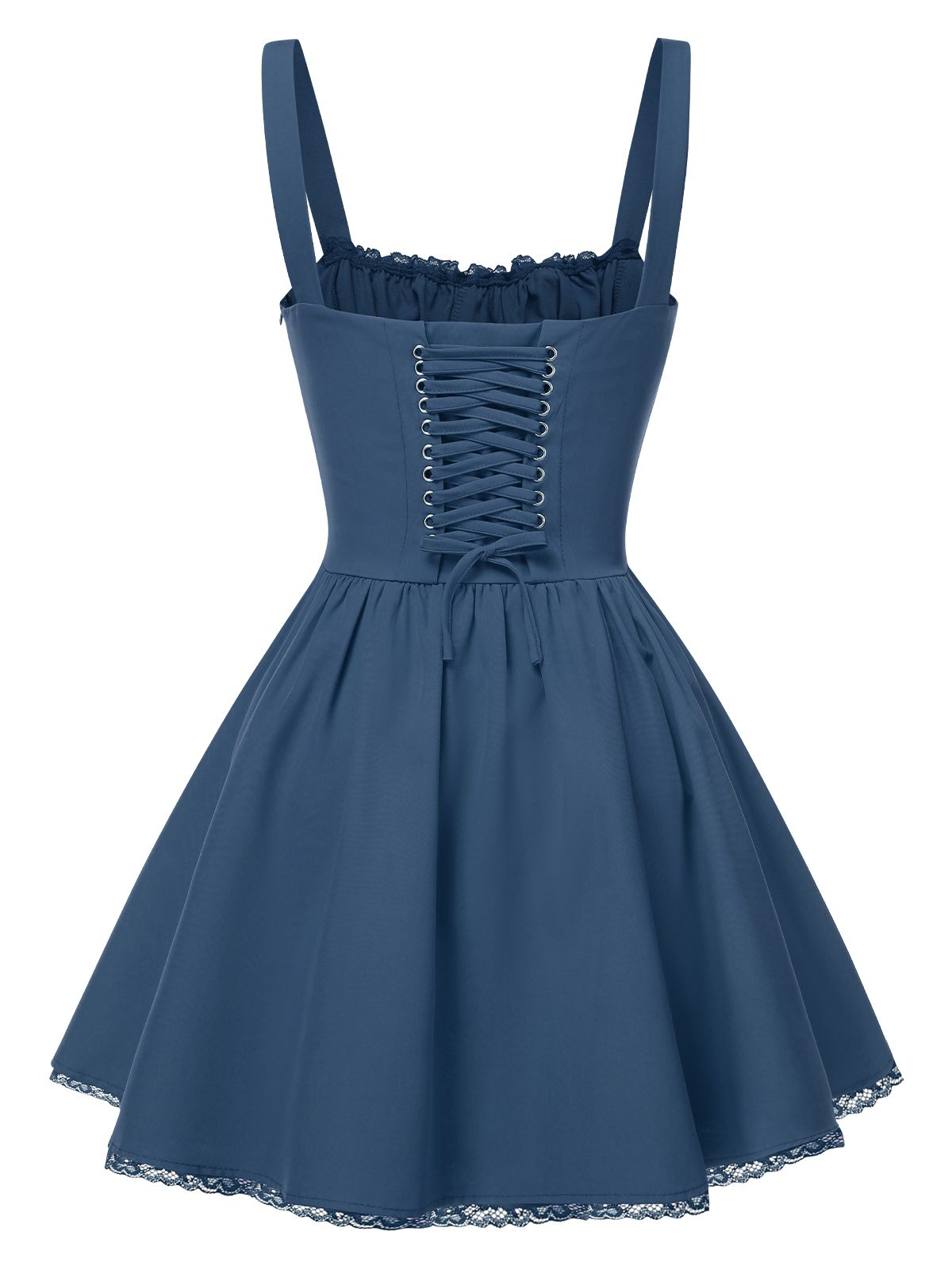 Margot Lace-Up Corset Mini Dress