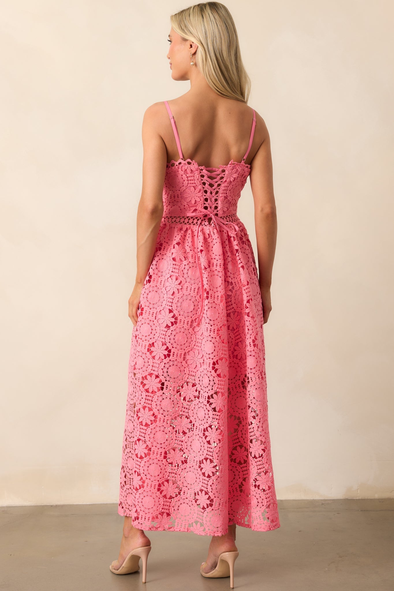 Arabella Floral Embroidered Maxi Dress