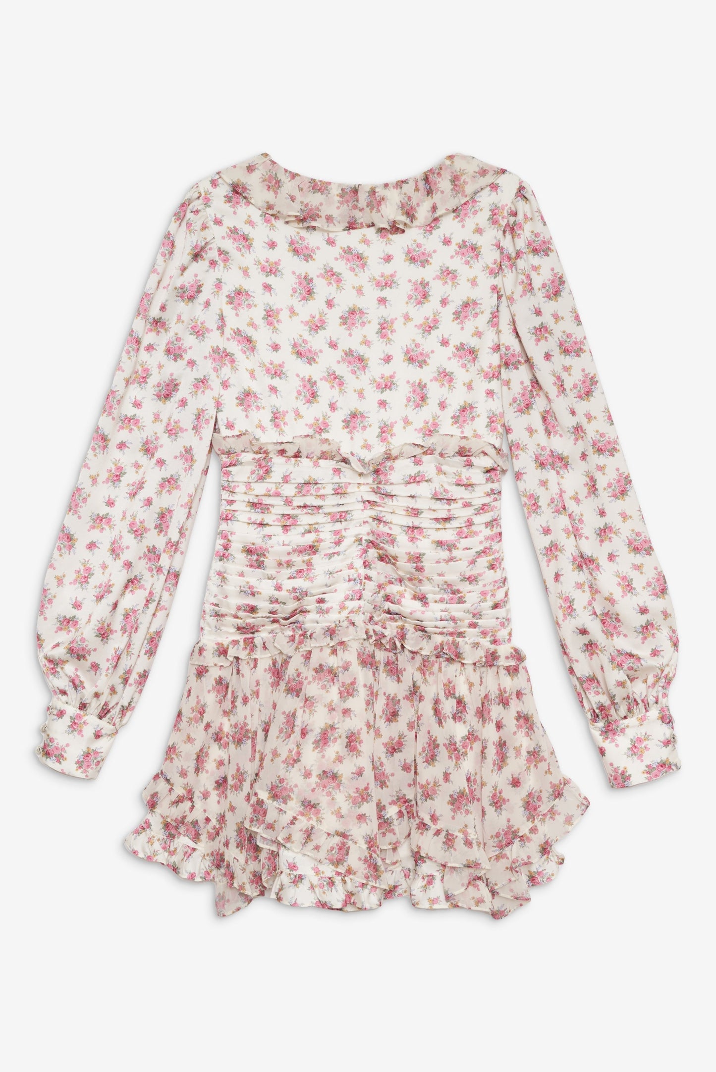 Jayleen Silk Mini Dress in Blush