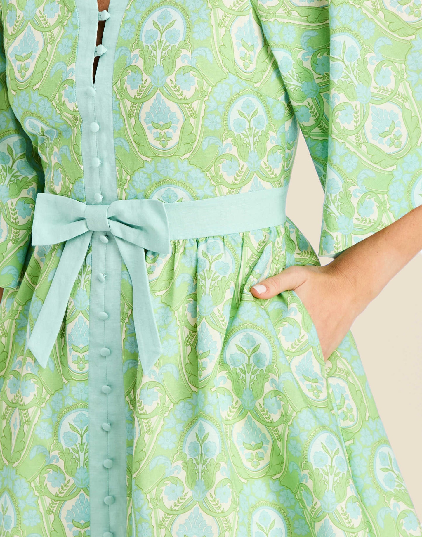 Carmen Trellis Mini Dress