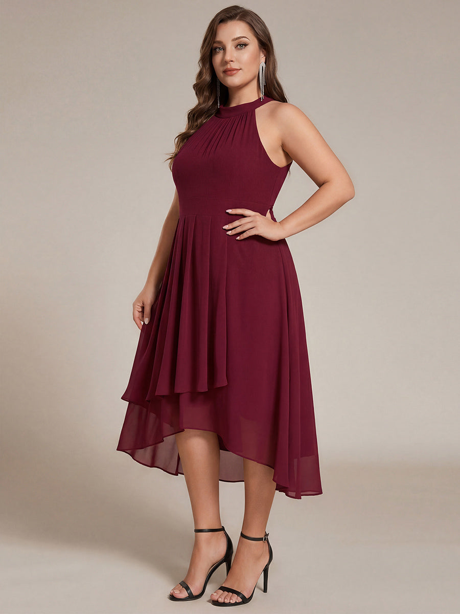 Posie Chiffon Halter Midi Dress