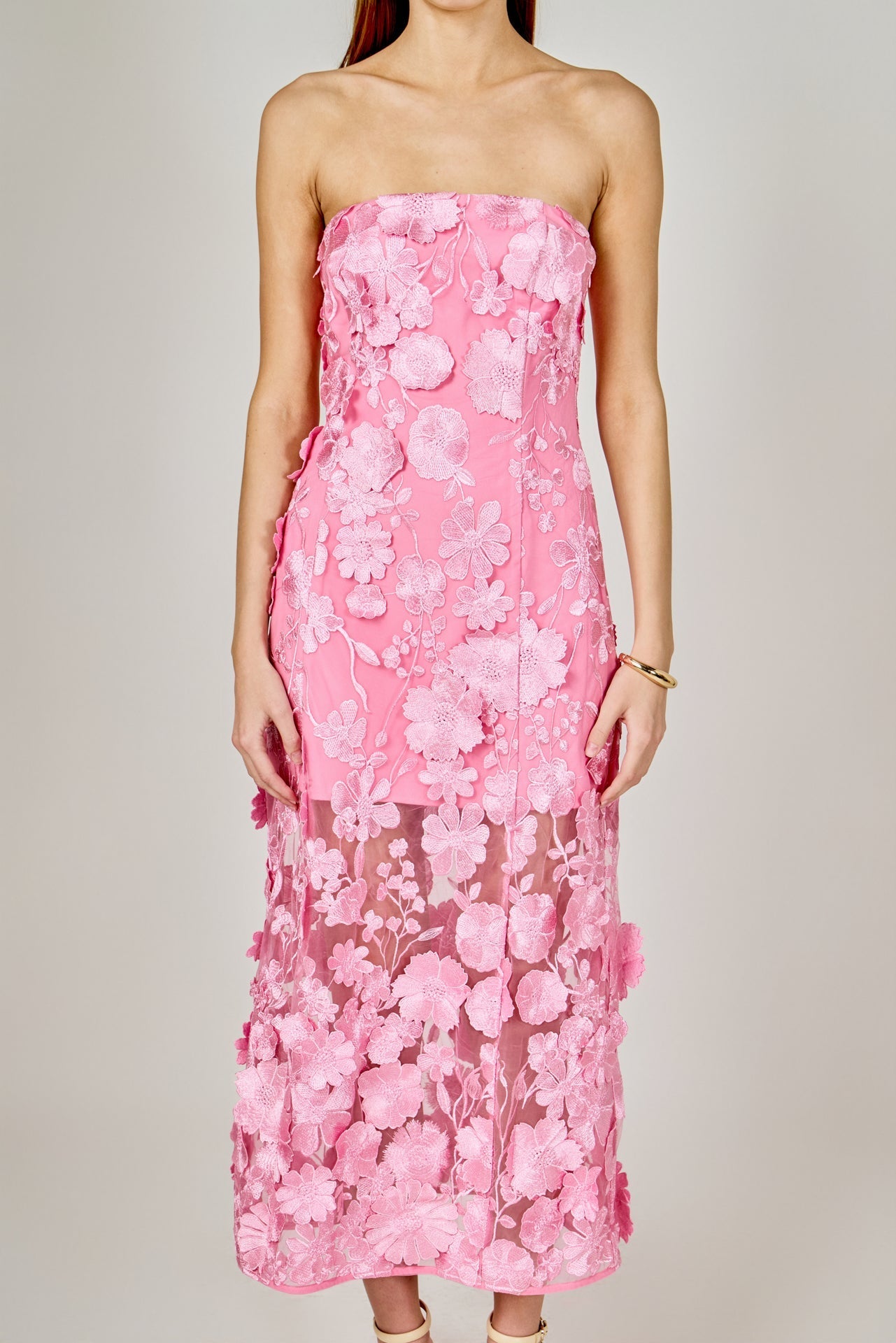 Isabelle Floral Embroidered Maxi Dress