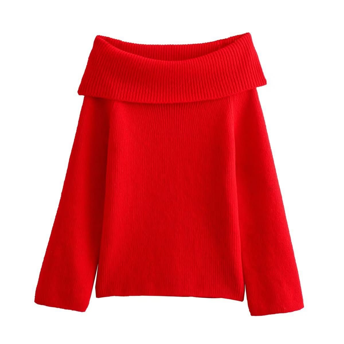 Scarlett Knit Off-Shoulder Sweater