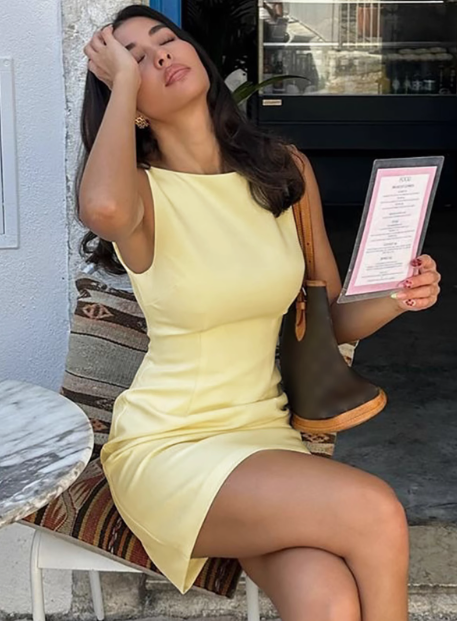 Margot Linen A-Line Dress