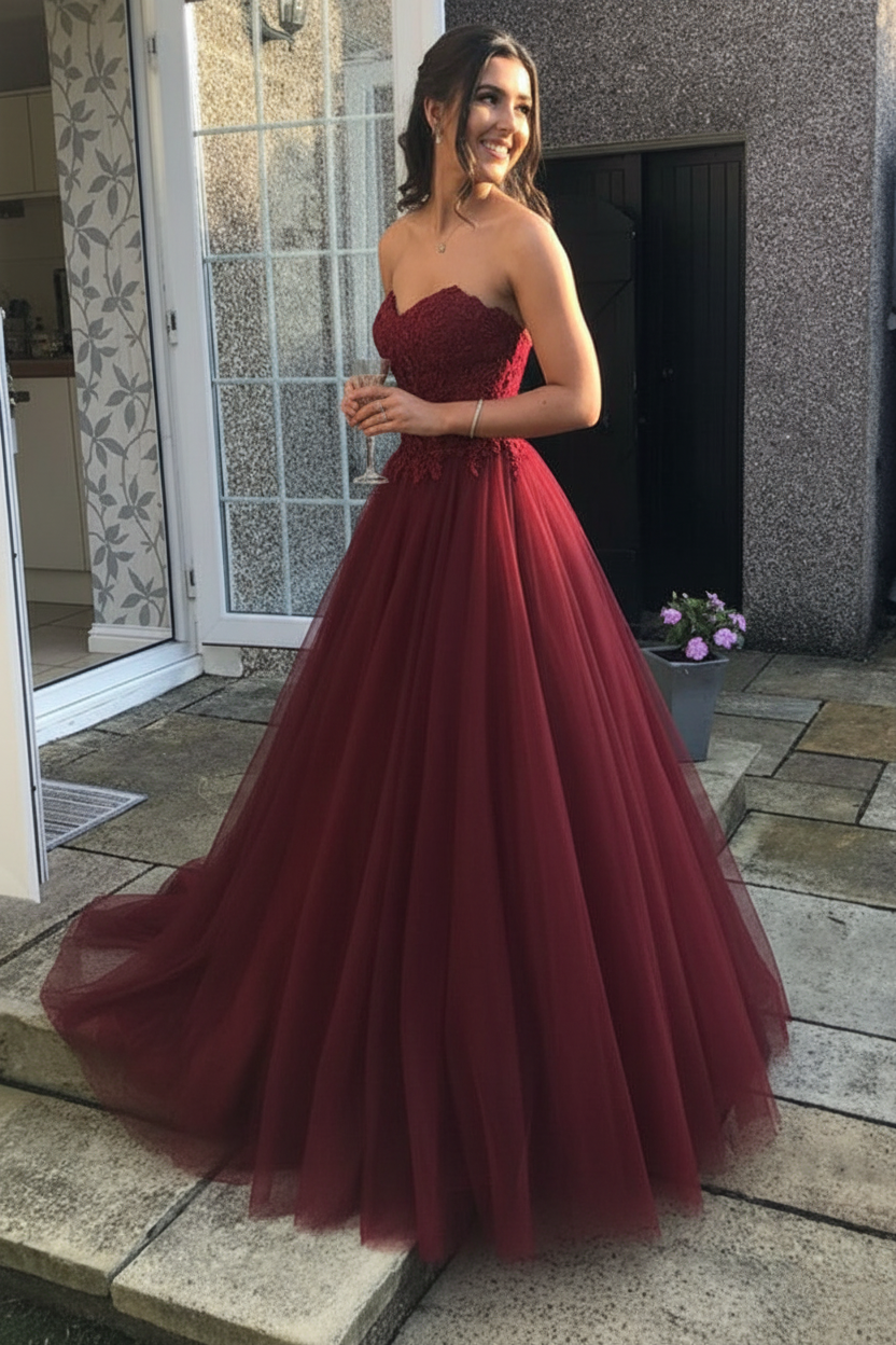 Valentina Lace A-Line Gown