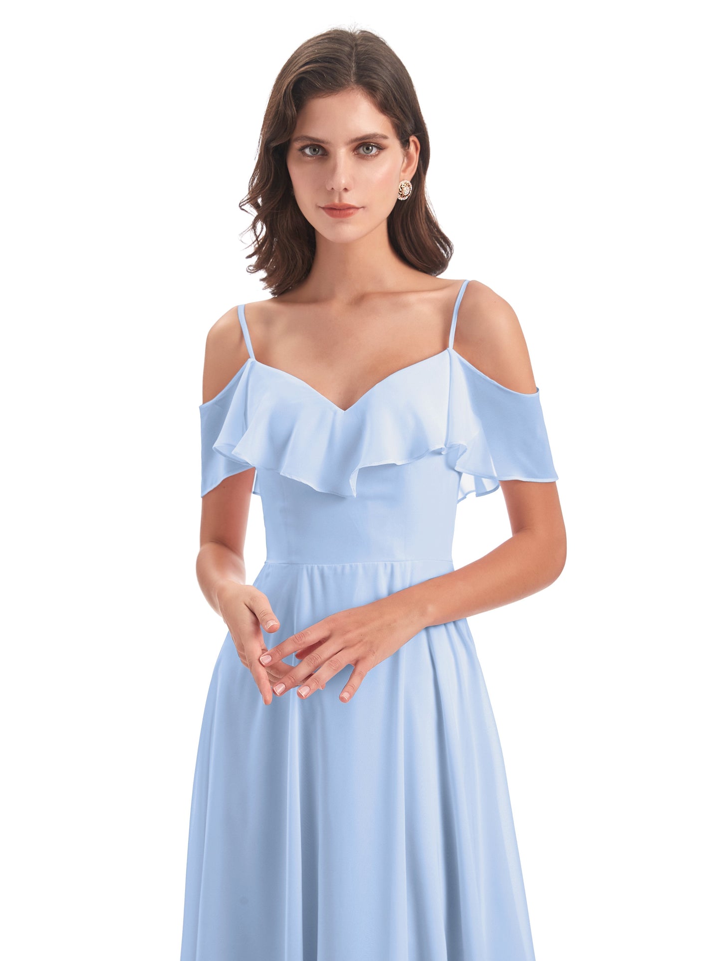 Miya Ruffle A-Line Wedding Dress