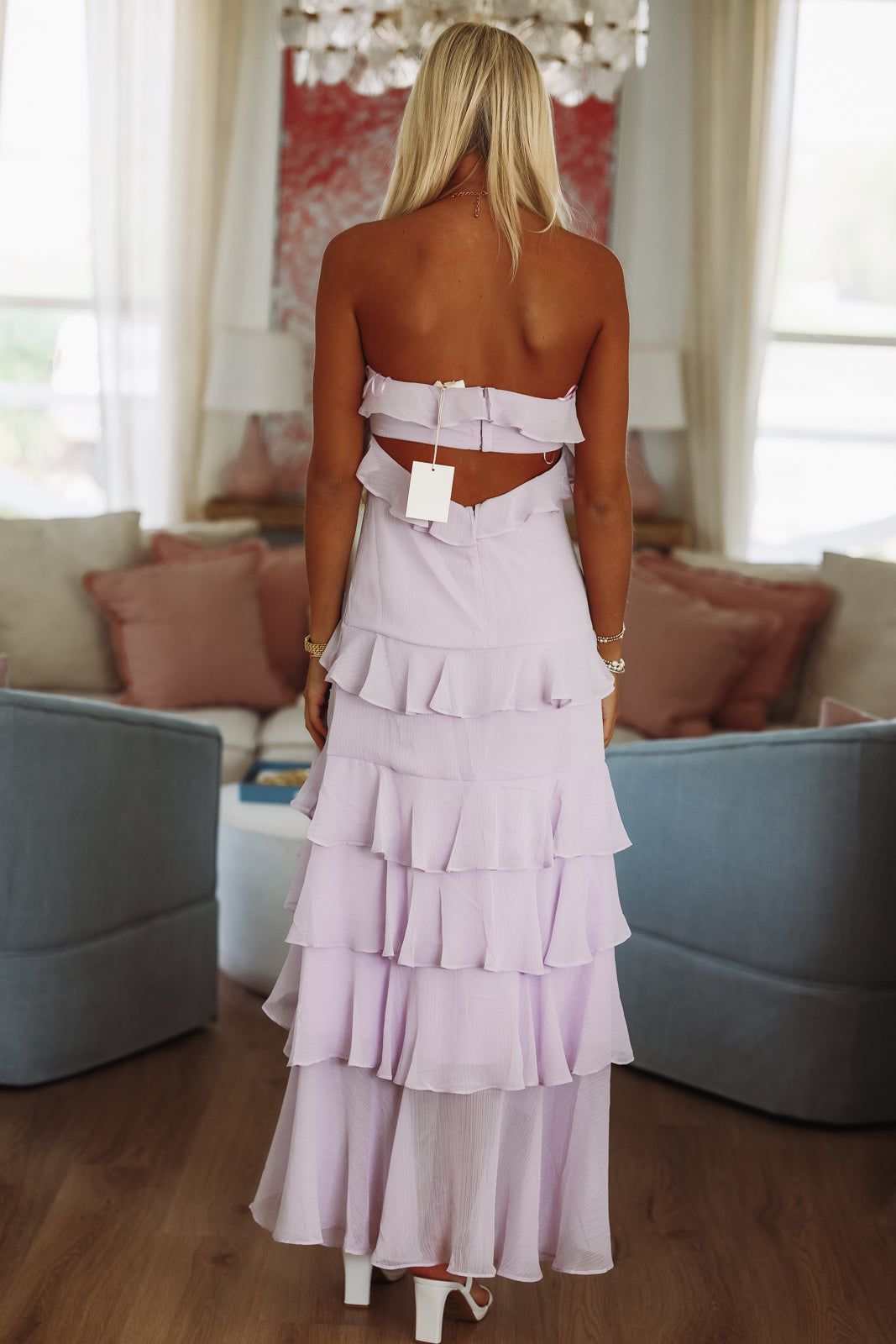 Margot Silk Maxi Dress in Butter Yellow