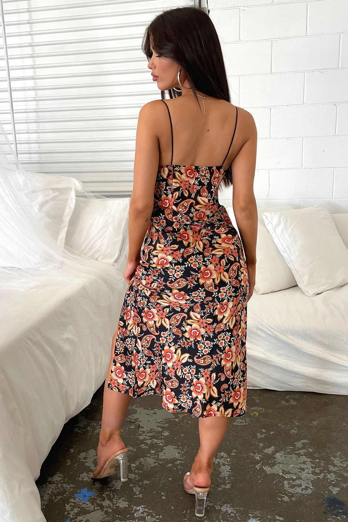 Jennifer Floral Midi Dress