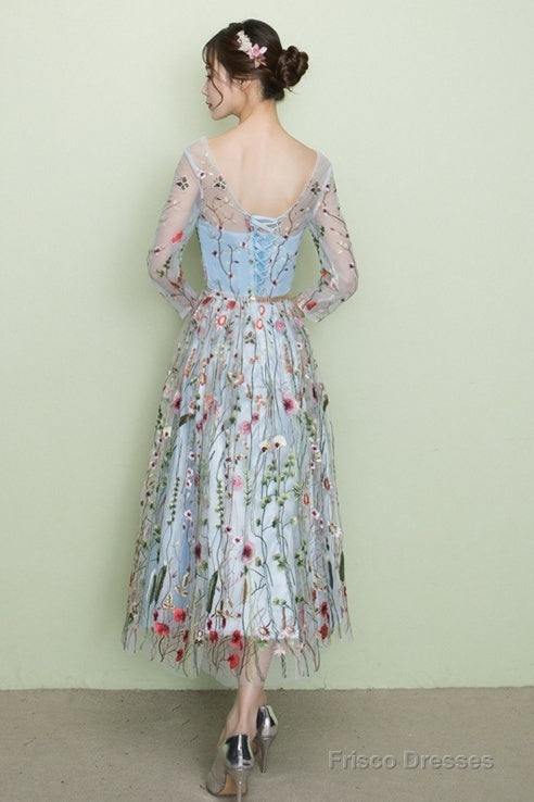 Celeste Lace Tea-Length Dress
