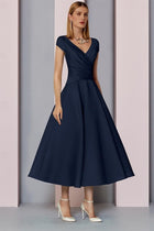 Eleanor Satin A-Line Dress