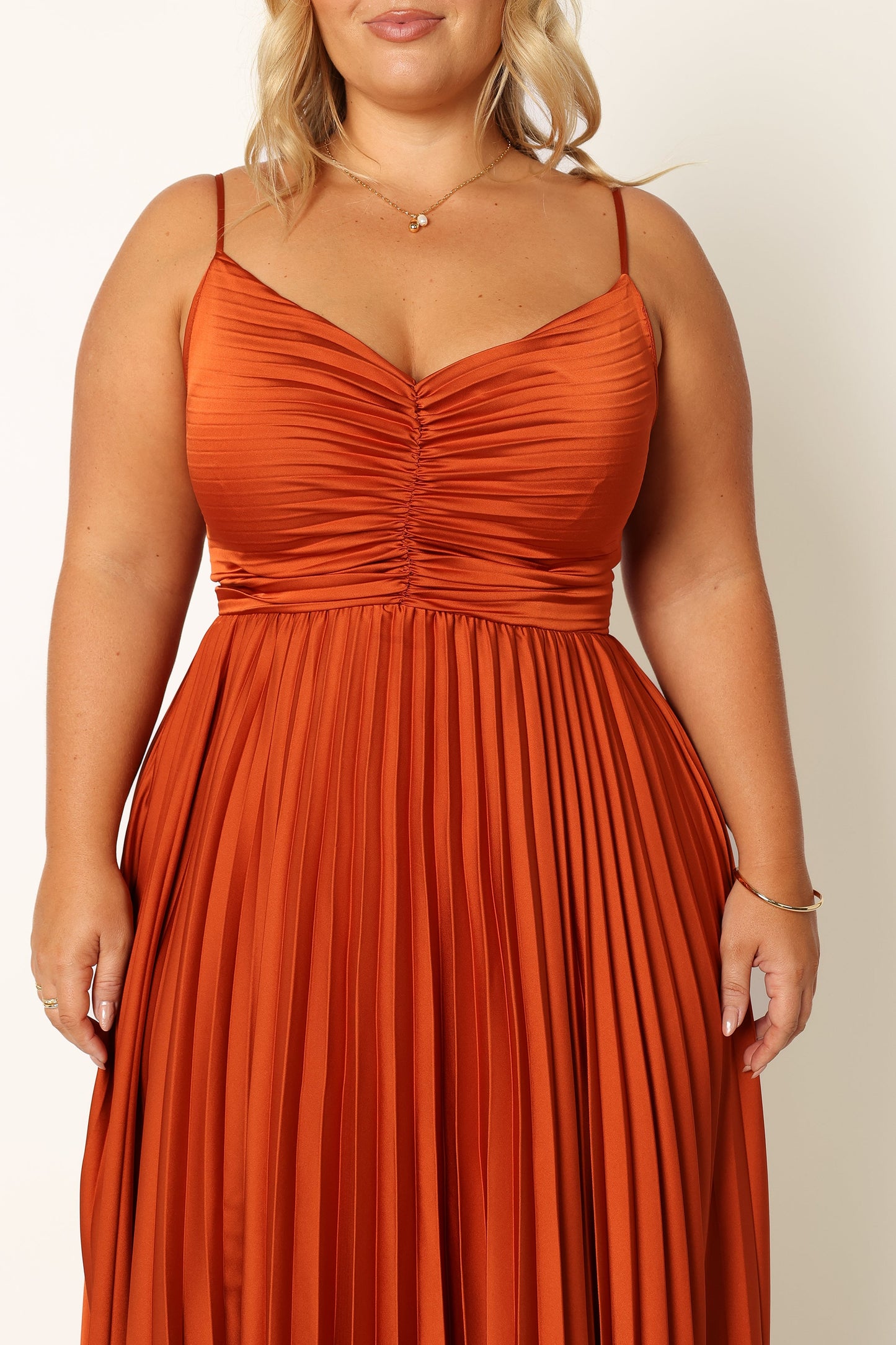 Naira Pleated Maxi Dress