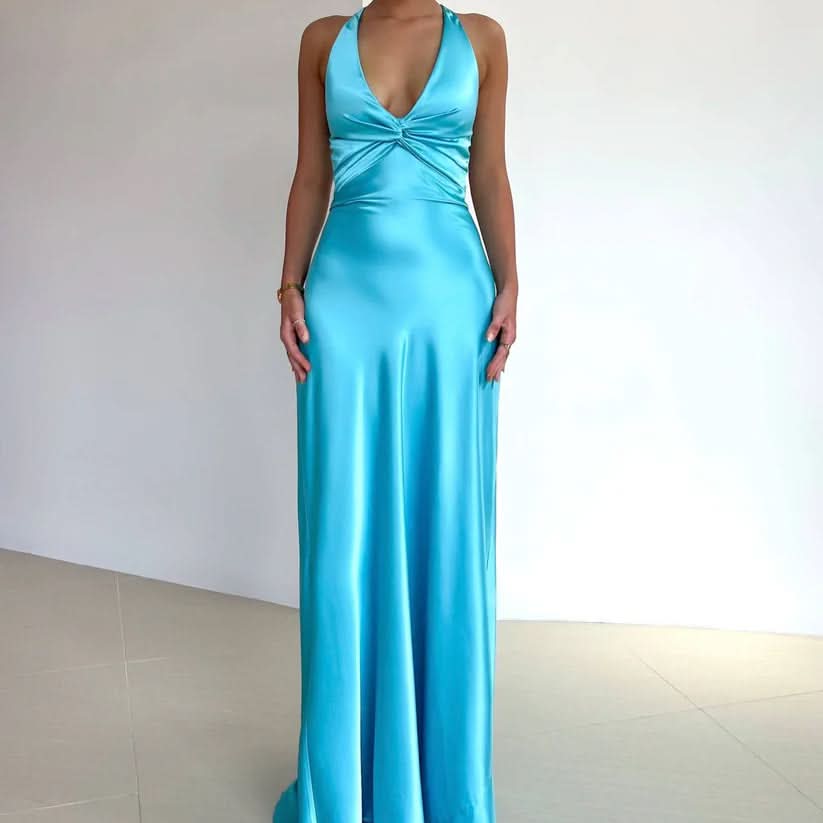 Celeste Bow Maxi Dress