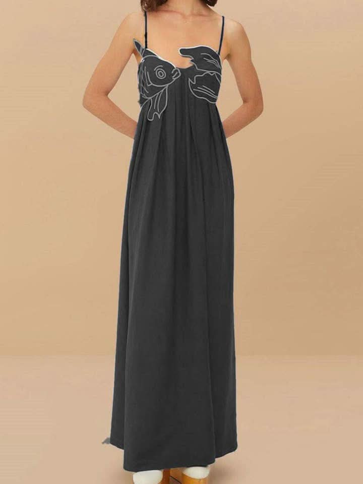 Lena Fish Maxi Dress