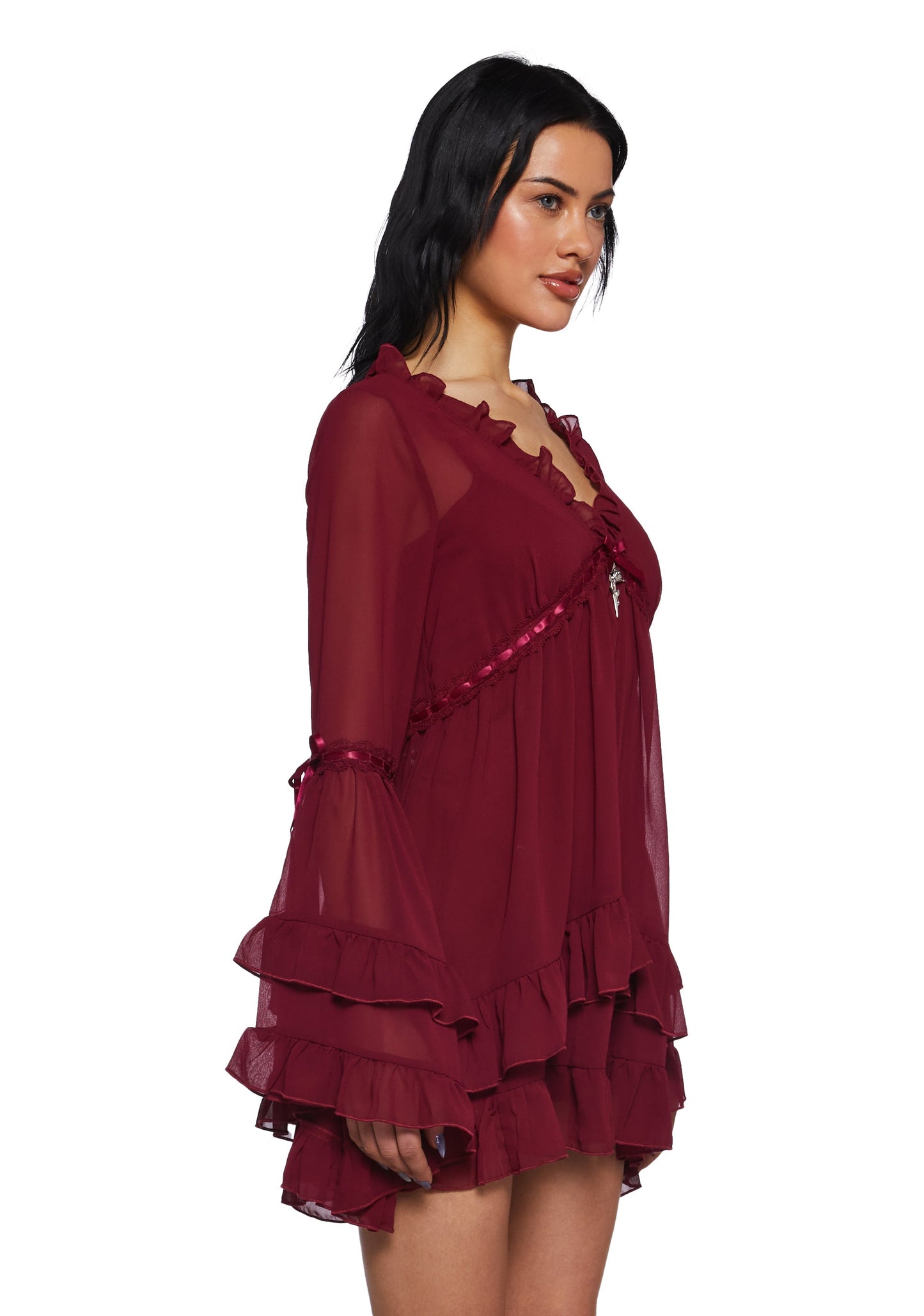 Divinity Velvet Mini Dress