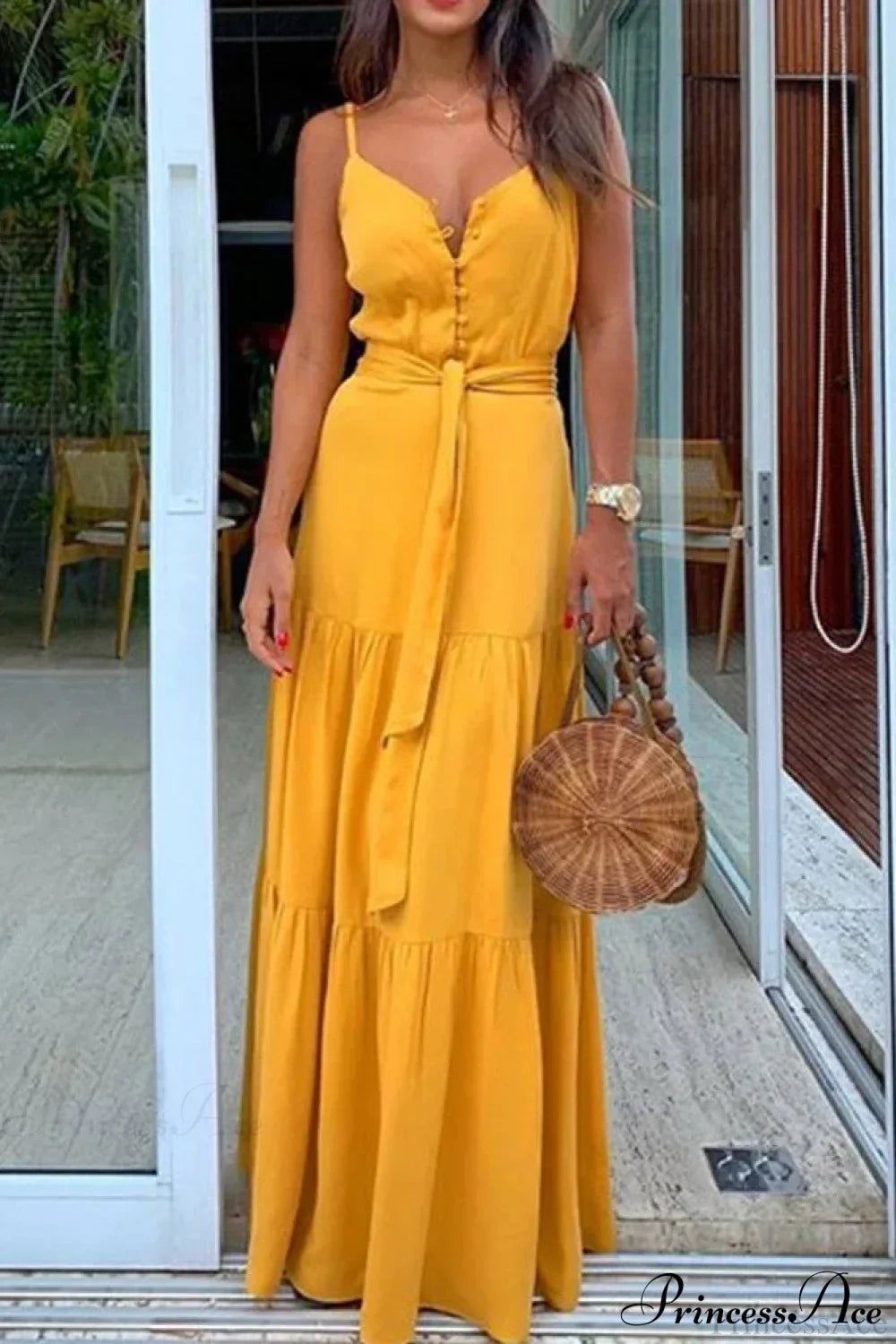 Violet Bandage Maxi Dress