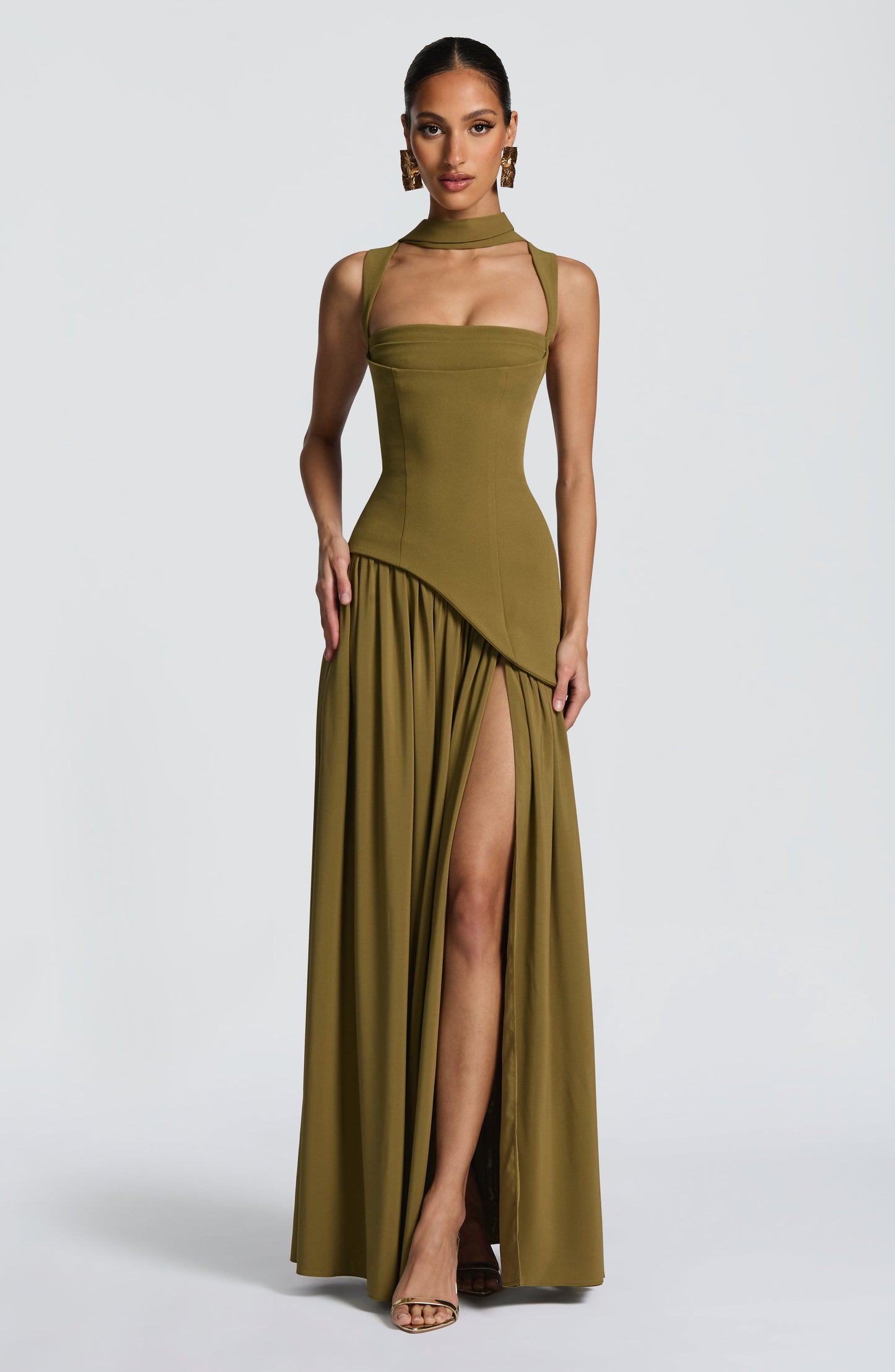 Tullulah Tulle Maxi Dress in Black