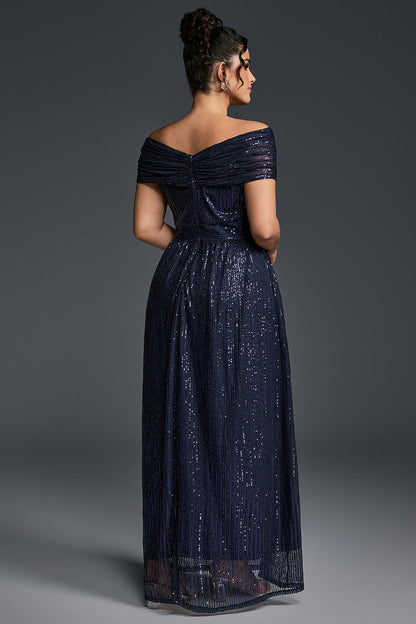 Valentina Sequin Maxi Dress in Emerald