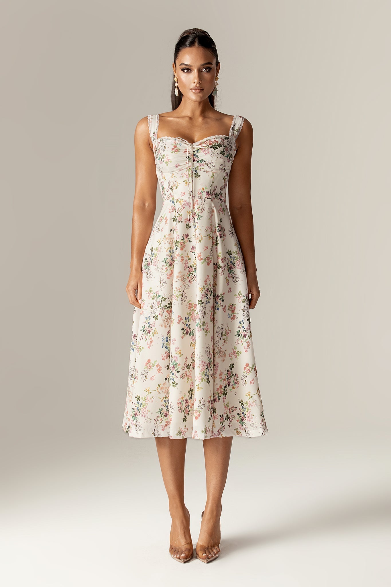 Kisha Floral Midi Dress
