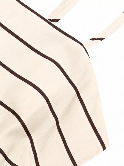 Celeste Striped Linen Maxi Dress