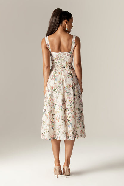 Kisha Floral Midi Dress