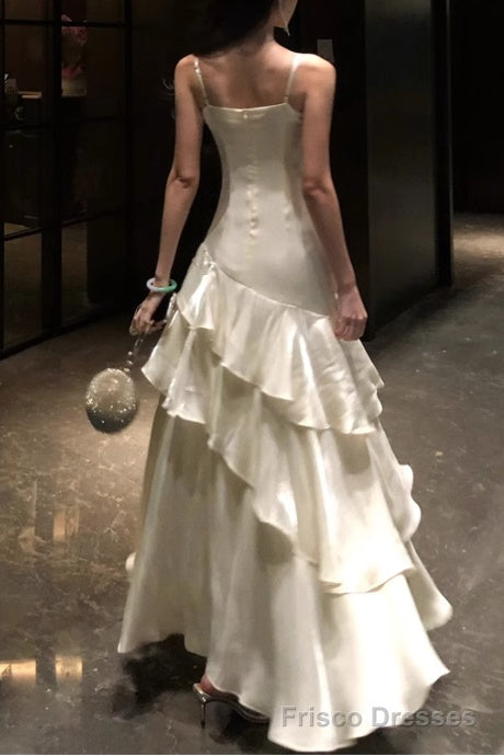 Isabelle Satin A-Line Formal Dress