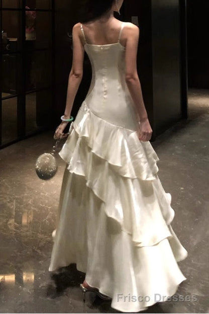 Isabelle Satin A-Line Formal Dress