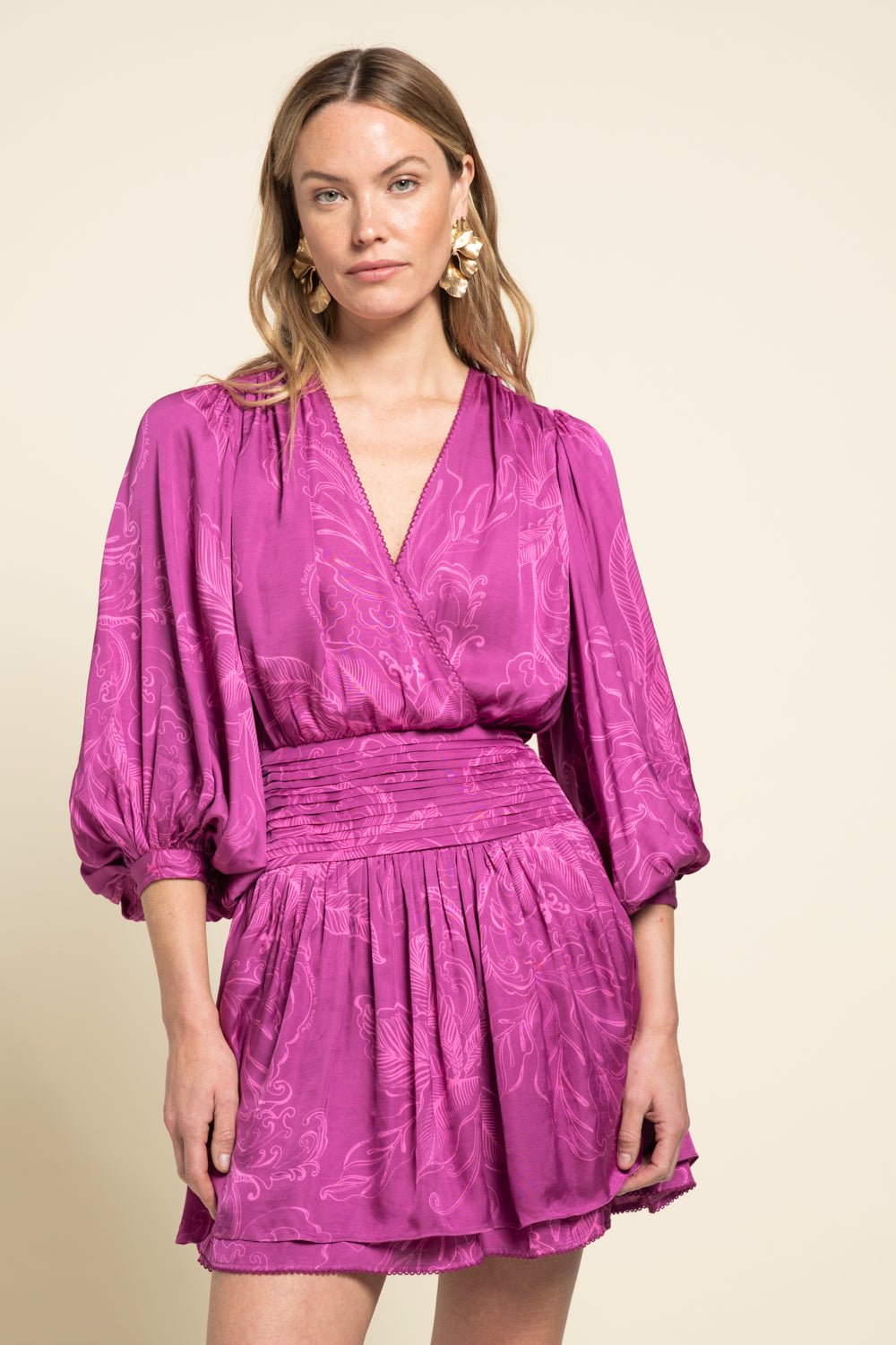 Colleen Jacquard Mini Dress