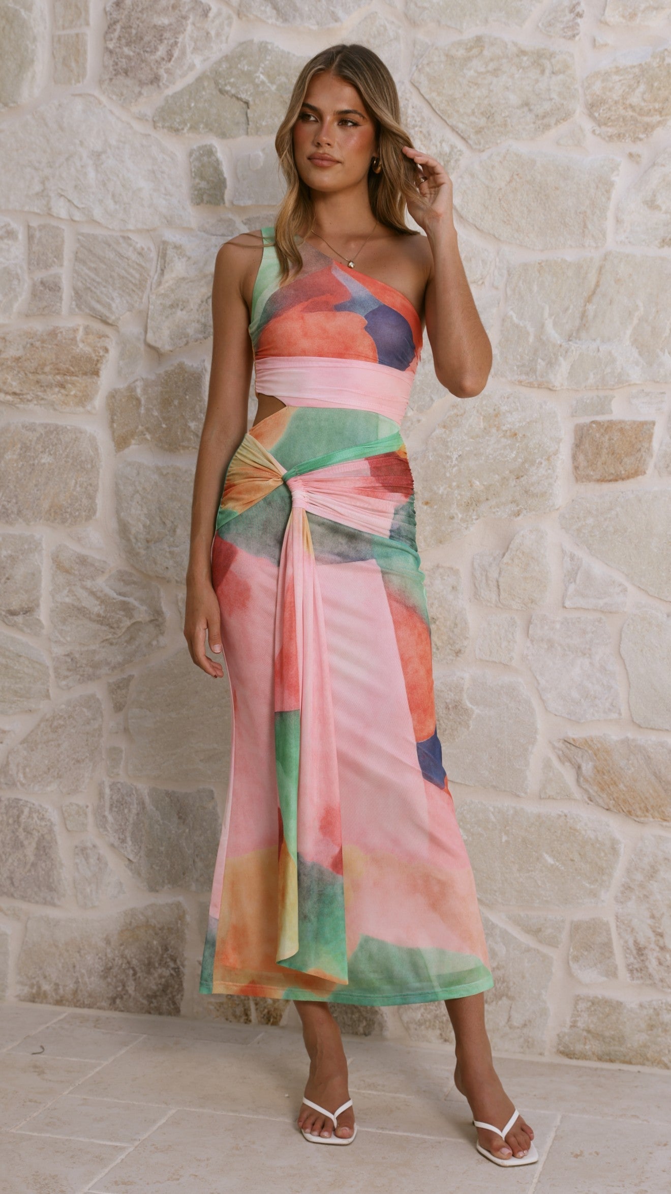 Kourt Maxi Dress in Periwinkle