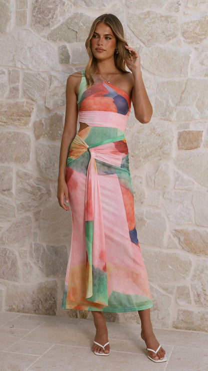 Kourt Maxi Dress in Periwinkle