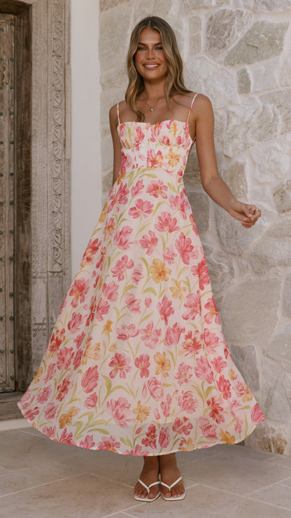 Rahima Floral Maxi Dress
