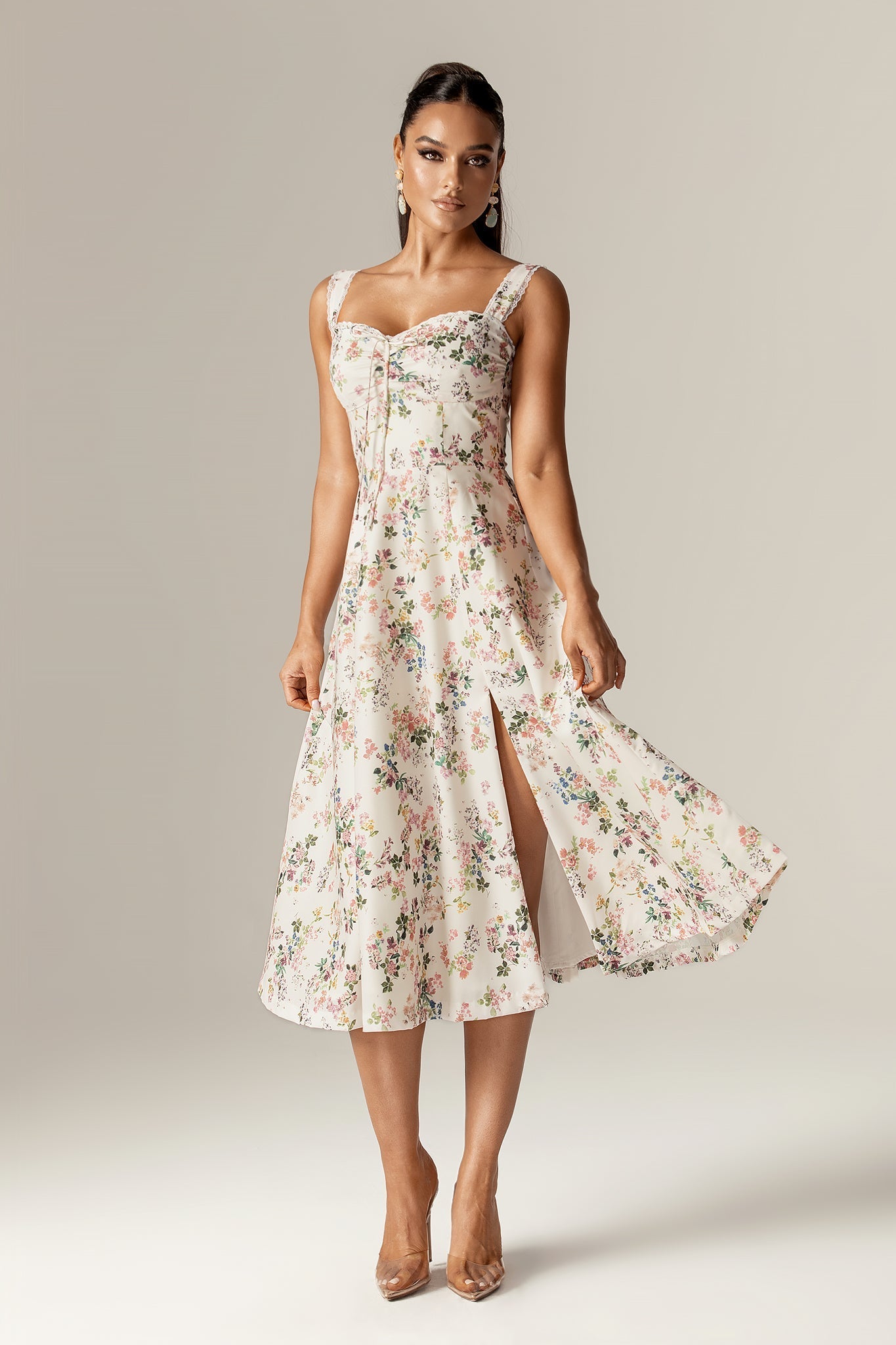 Kisha Floral Midi Dress