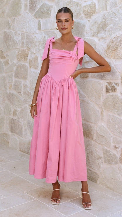 Haisley Pink Maxi Dress