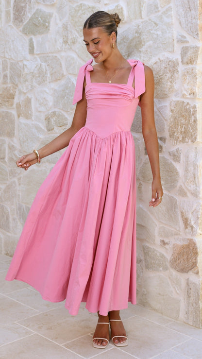 Haisley Pink Maxi Dress