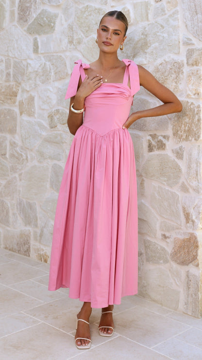 Haisley Pink Maxi Dress