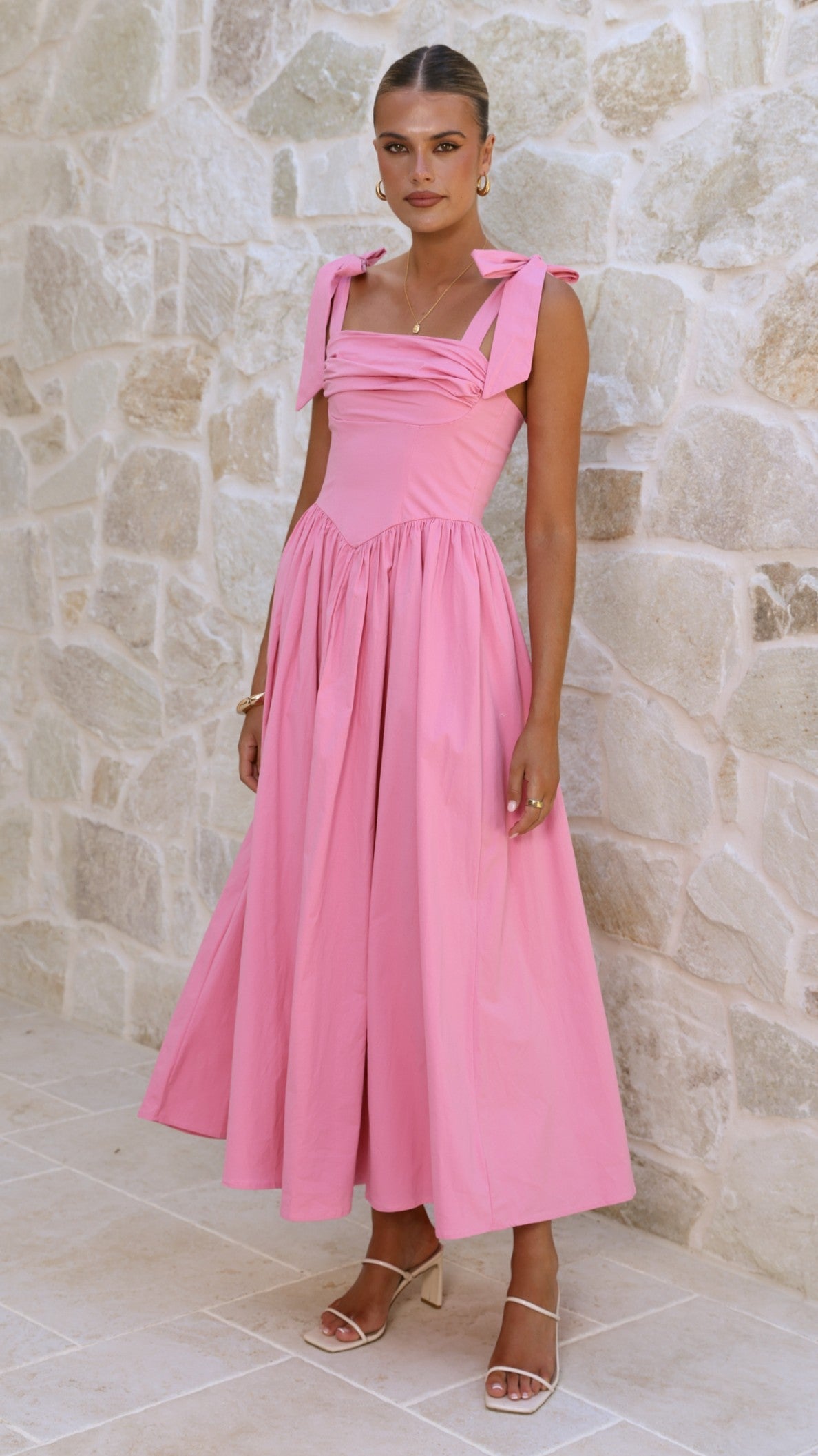 Haisley Pink Maxi Dress