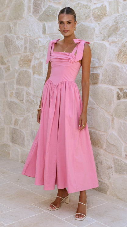 Haisley Pink Maxi Dress