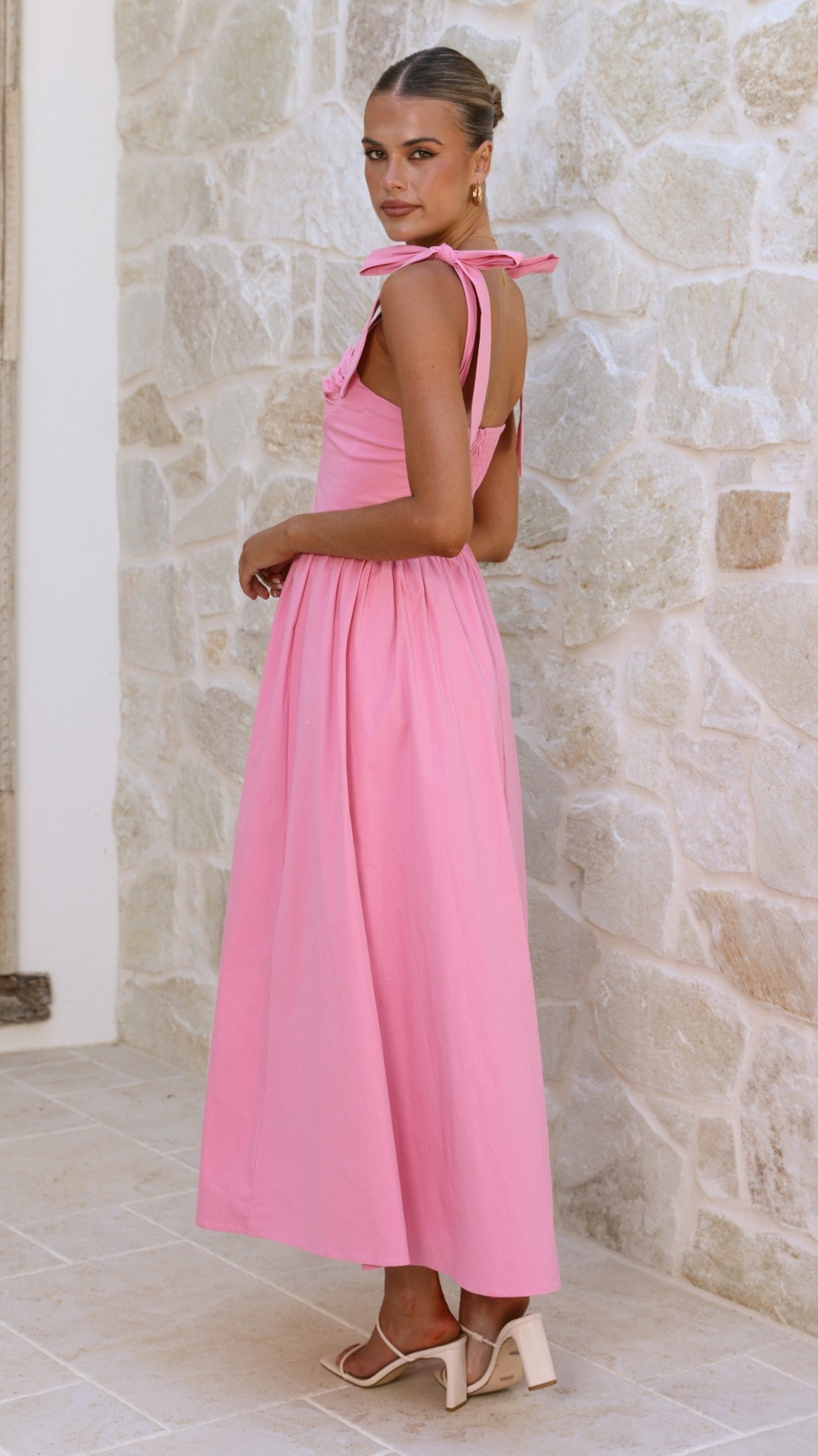 Haisley Pink Maxi Dress