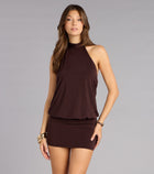 Arabella Twist Mini Dress
