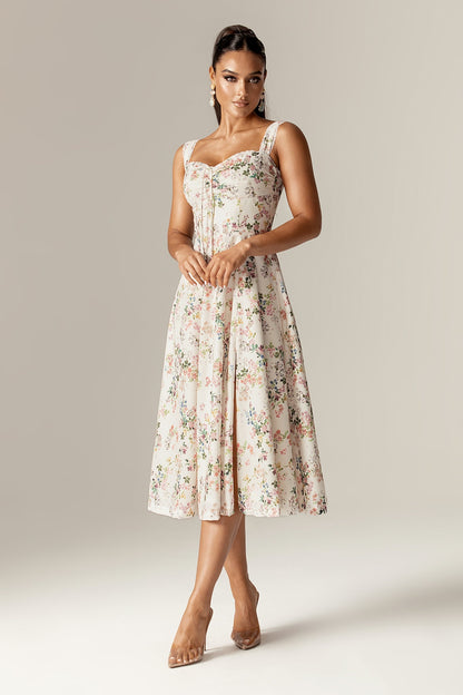 Kisha Floral Midi Dress