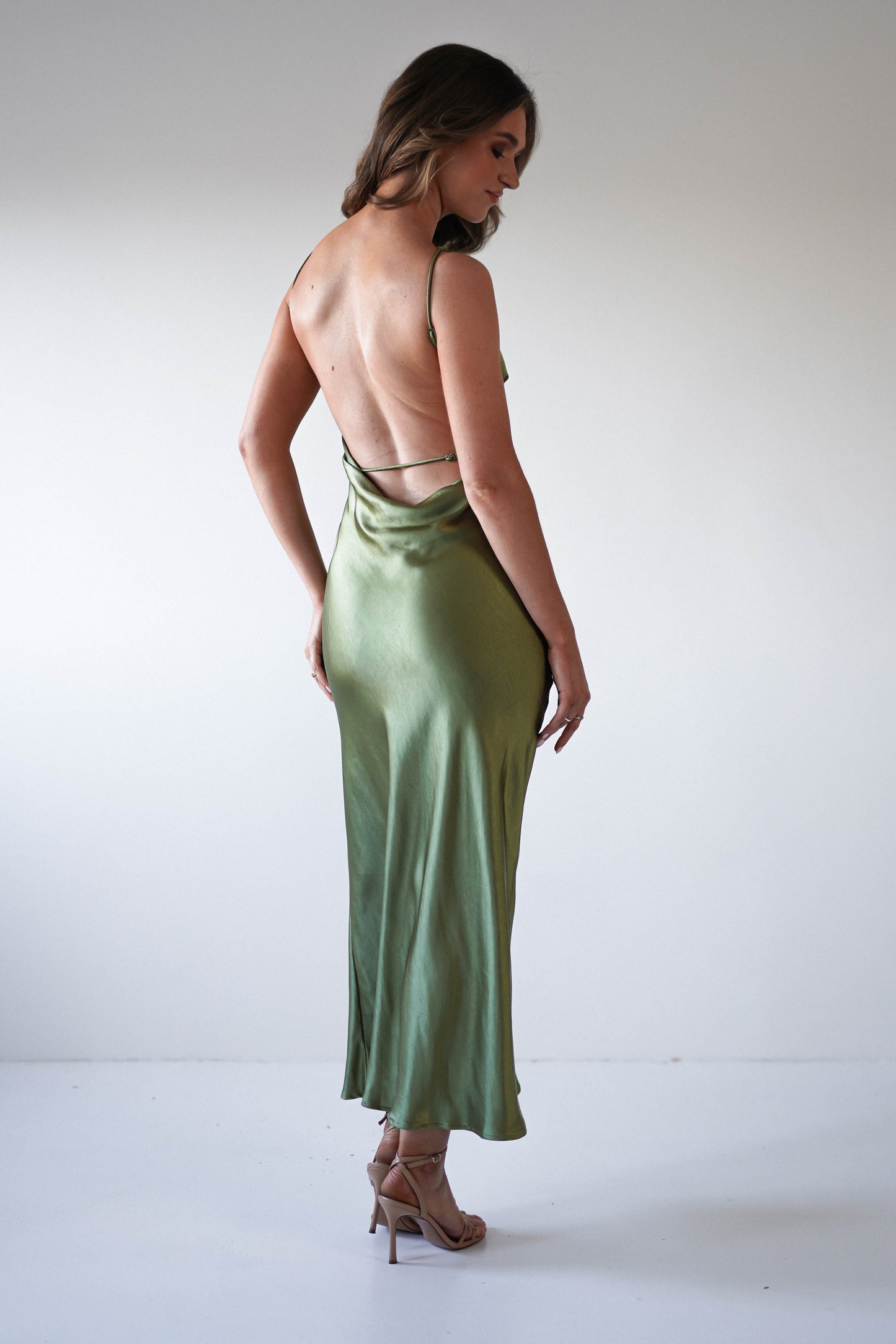 Bayleigh Satin Maxi Dress