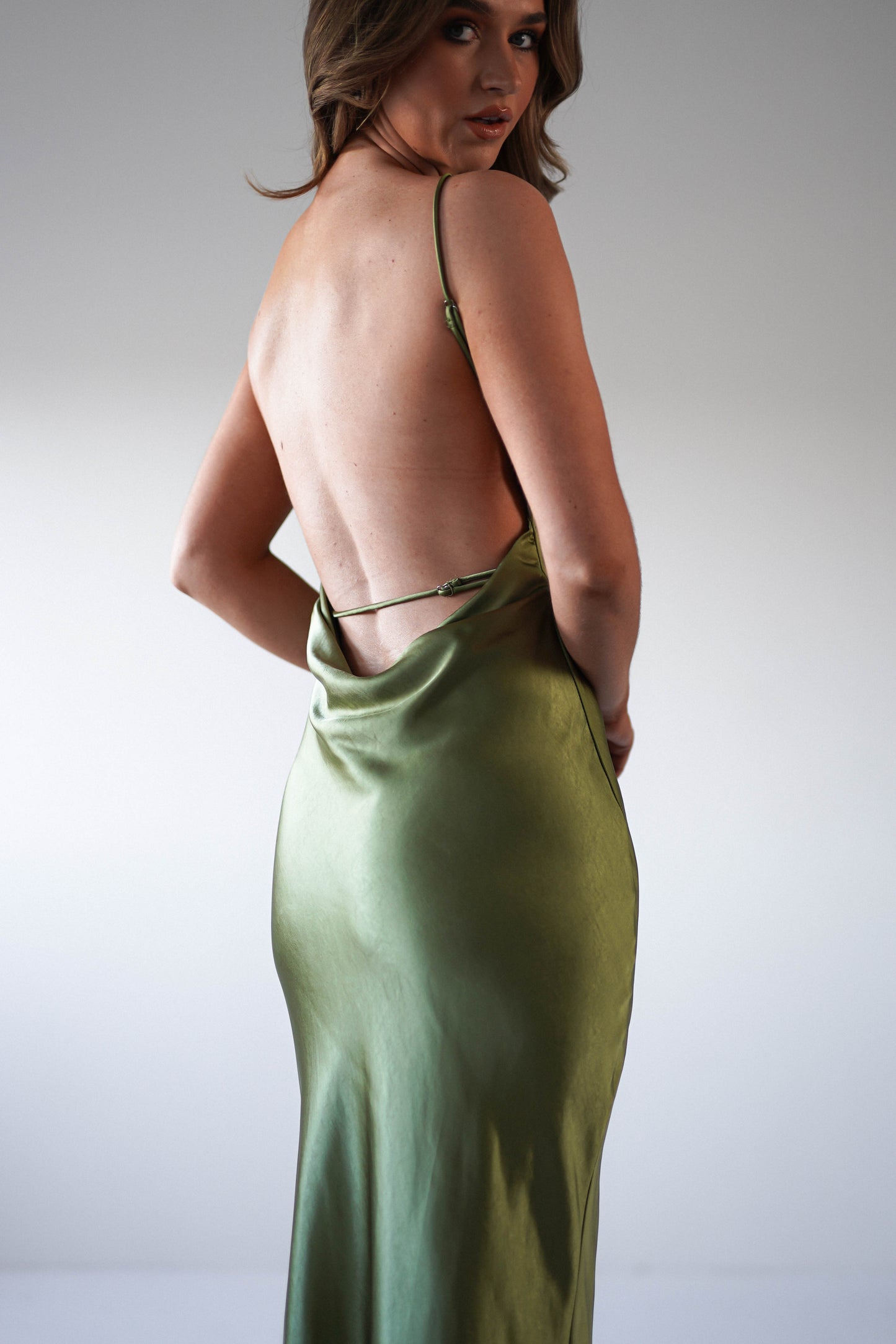 Bayleigh Satin Maxi Dress