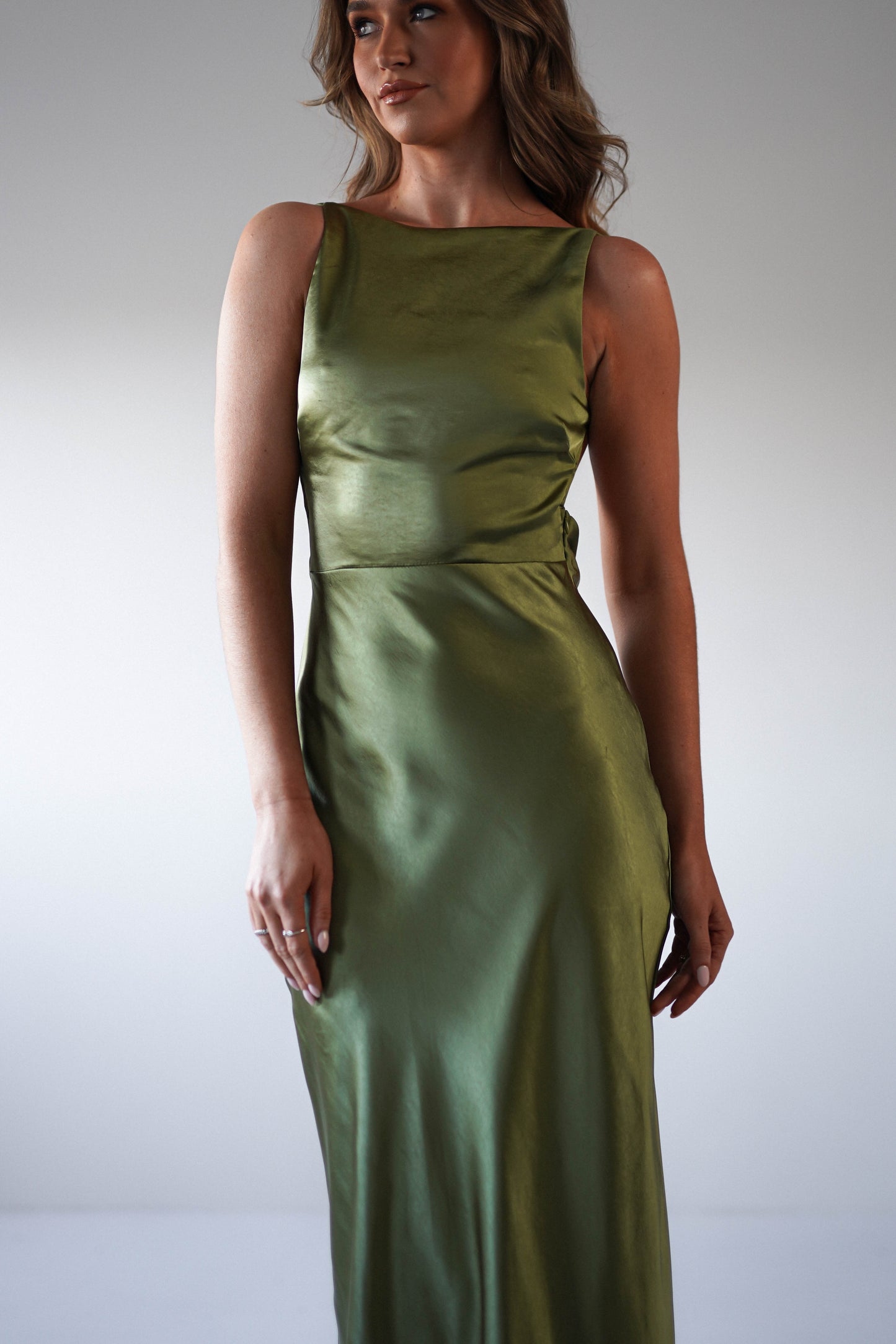 Bayleigh Satin Maxi Dress