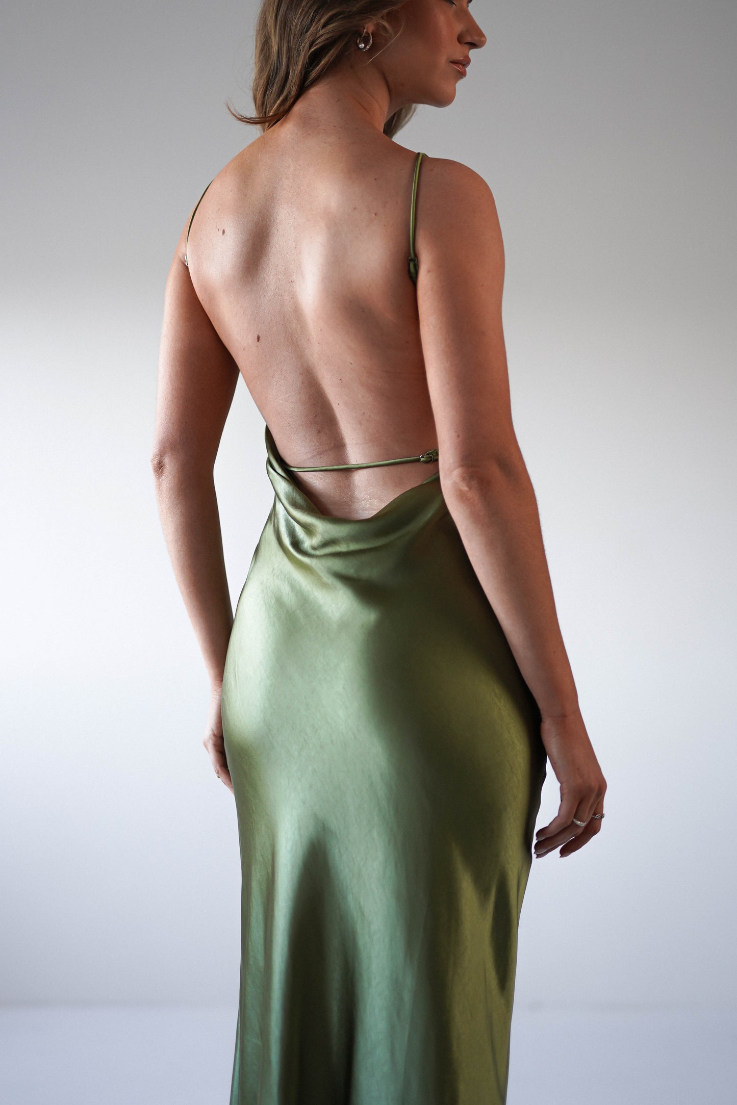 Bayleigh Satin Maxi Dress