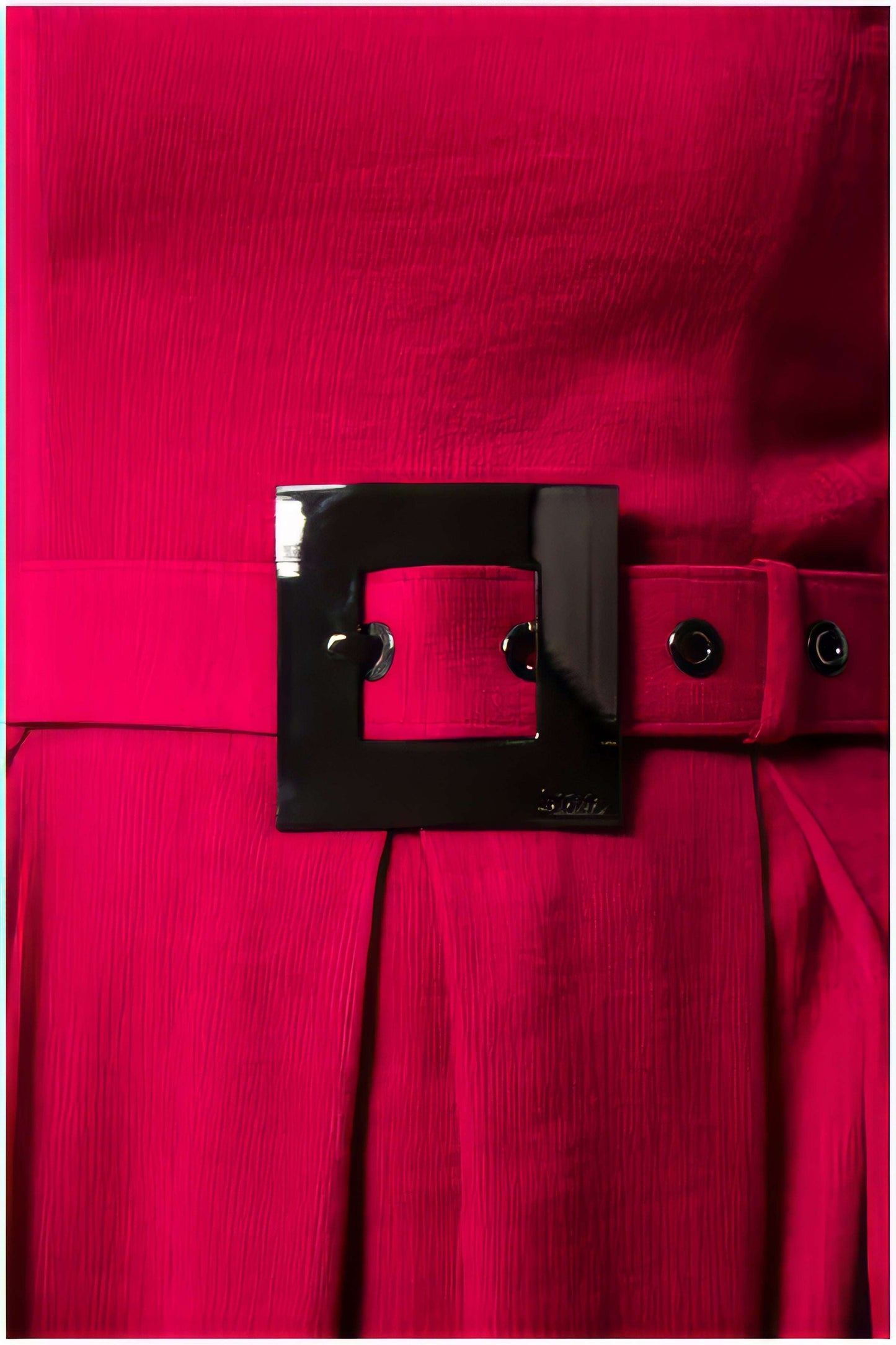 Valentina Belted A-Line Midi Dress