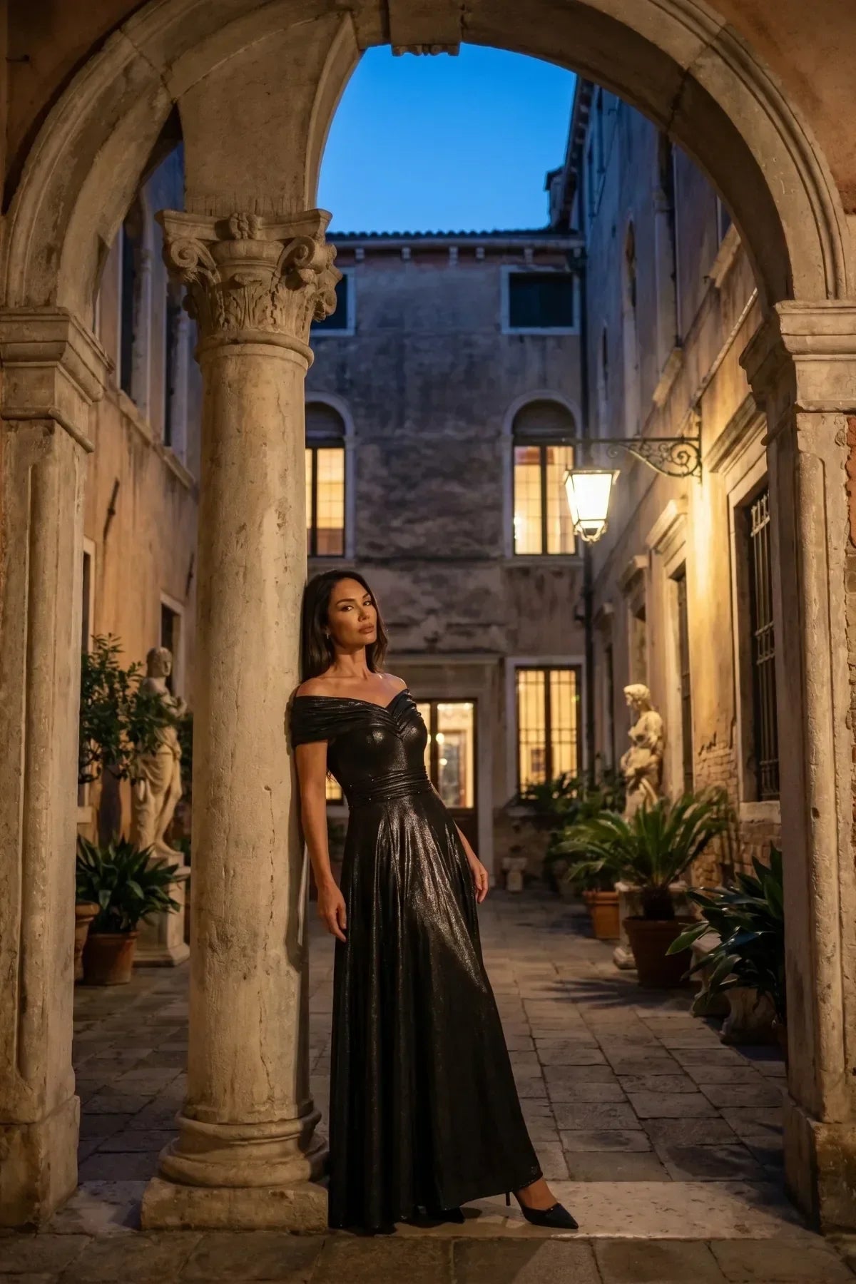 Margot Charcoal Cocktail Dress