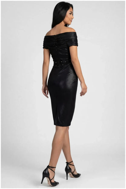 Margot Charcoal Cocktail Dress