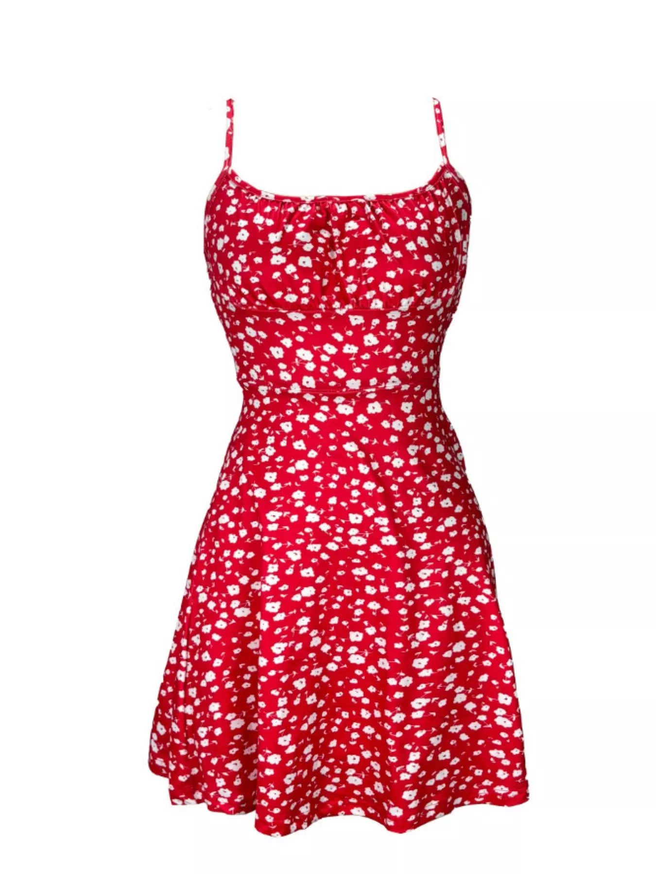 Margot Floral Tie-Strap Mini Dress