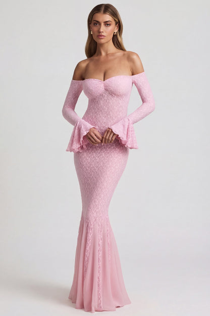 Birdie Off-Shoulder Ruffled Mini Dress