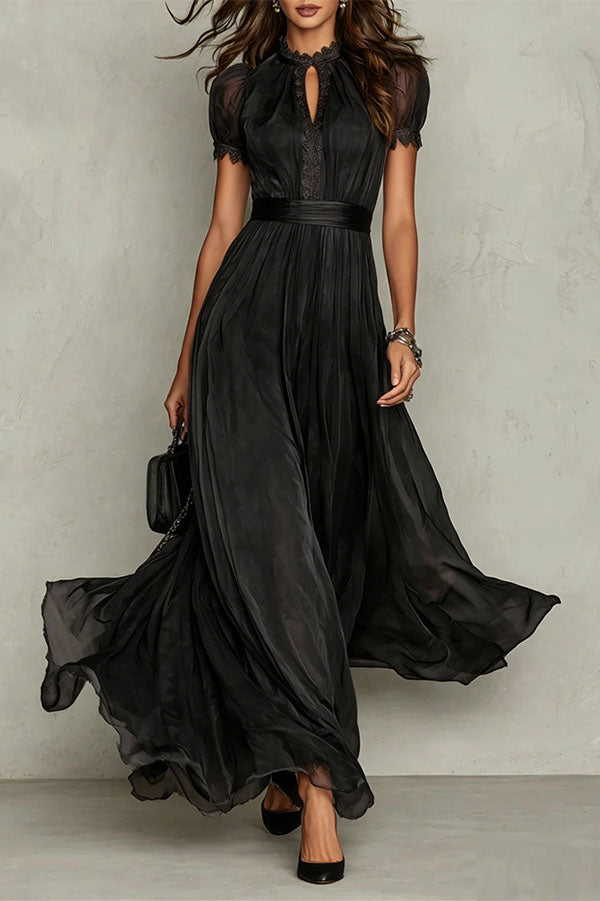 Ophelia Chiffon Maxi Dress